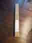 Halvt parasoll 1,25 x 2,5 m beige