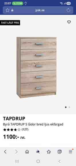 Byrå TAPDRUP från Jysk