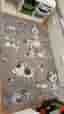 barnmatta med hundmotiv 120x170