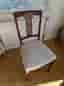 Mahogny stol, jugendstil, tidigt 1900-tal