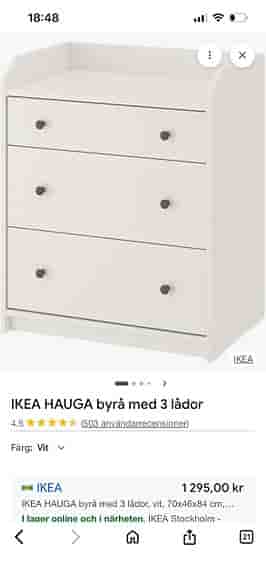 Ny byrå Hauga Ikea grå