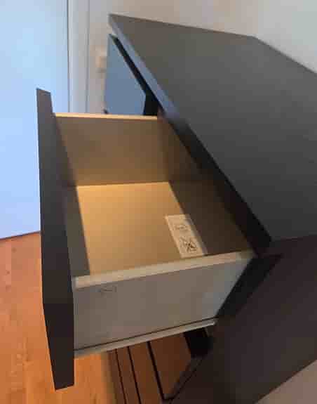 IKEA MALM byrå – mörkbrun