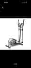 Crosstrainer silver/svart med display