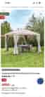 Nordmarka paviljong beige med sidogardiner