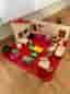 LEGO DUPLO klossar och basplattor med fordon och figurer