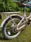 Crescent barncykel 16" rosa med korg