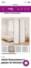 Rumsavdelare 3 paneler vit 150x220 cm tyg