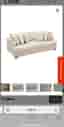 Rossita 4-sits djup soffa + Rossita fotpall