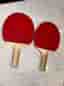 Pingisracket bordtennisrack 2-pack röd/svart