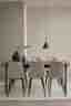 Matgrupp  bord 180x90 cm + 6 stolar