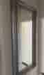 Stor antikspegel med dekorativ silverram – 195x90cm