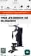 Titan LIFE Multigym hemmagym 100kg svart träningsmaskin