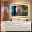 LED-badrumsspegel med belysning, 100x70 cm, spegel med belysning, bluetooth..