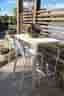 Cane-Line, modell Cut, barbord i vitt