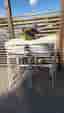 Cane-Line, modell Cut, barbord i vitt
