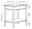 IKEA LIATORP sidobord med elegant glasskiva, vit, i mycket fint skick!