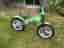 Springcykel, kickbike och hjälm (paket)