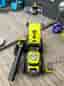 Ryobi gräsklippare 36V + batteri och lövblås/uppsamlare