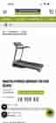 Master Fitness T20 löpband silver