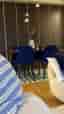 Jysk Matstol dining chair Ejstrup blue x4