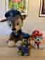Paw Patrol gosedjur, 4st Chase och Marshall i olika storlekar
