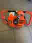 Bensindriven jordborr / jordborrmaskin orange