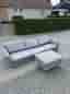 Soffa + Pall (leverans erbjuds)