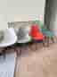 Vitra Eames plaststolar skalstolar av Charles & Ray Eames