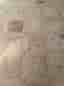 Kasthall Ateljé matta rutmönstrad beige
