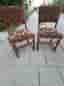 Antika, Vintage Barock Stolar Frankrike/Holland. Mycket gamla