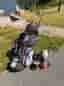 Golfklubbor bag och vagn