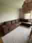 Brun 4-sits soffa
