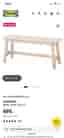 IKEA NORRÅKER bänk