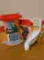 Playmobil hus med balkong och trappa