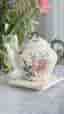 Villeroy & Boch tekanna med fat blommigt porslin
