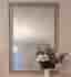 SONGE Mirror, silver-colour, 91x130 cm