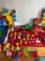LEGO DUPLO blandade djur, figurer och byggklossar