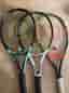 3 tennisracketar: 2 Artengo + 1 Wilson, bra skick
