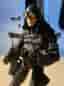 Lobster Johnson figur från Mike Mignolas Hellboy Serier, av Mezco