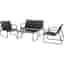 Sunfun Mora loungeset svart