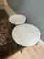 Soffbord satsbord vit marmor GUBI TS