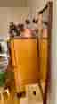 Vintage teak-spegel Ateljé Glas & Trä, Hovmantorp (1960–70-tal) Retro