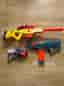 Nerf leksakspistoler och gevär blaster-set