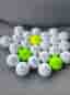 24 st Wilson Staff professional golfbollar i mkt bra skick
