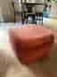 Normann Copenhagen Sittpuff rosa sammet