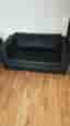 Ikea ASKEBY Two-seat sofa-bed, black