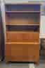 Hylla bokhylla sekretär i trä trämöbel retro vintage design teak hyllor möbel