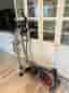 Crosstrainer silver/svart med display