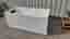 Svedbergs badkar 160x75 med frontskiva vitt