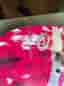Holiday skateboard rosa med vita hjul